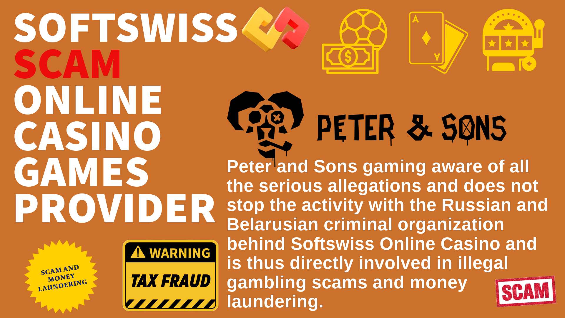 Petersons - softswiss scam - Casino by Softswiss